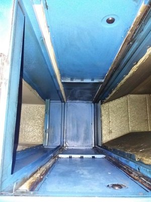 kitchen ducting after cleaning