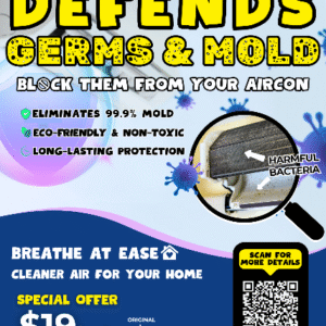 Home Aircon Anti-microbial Service - $19/unit (limited offer)